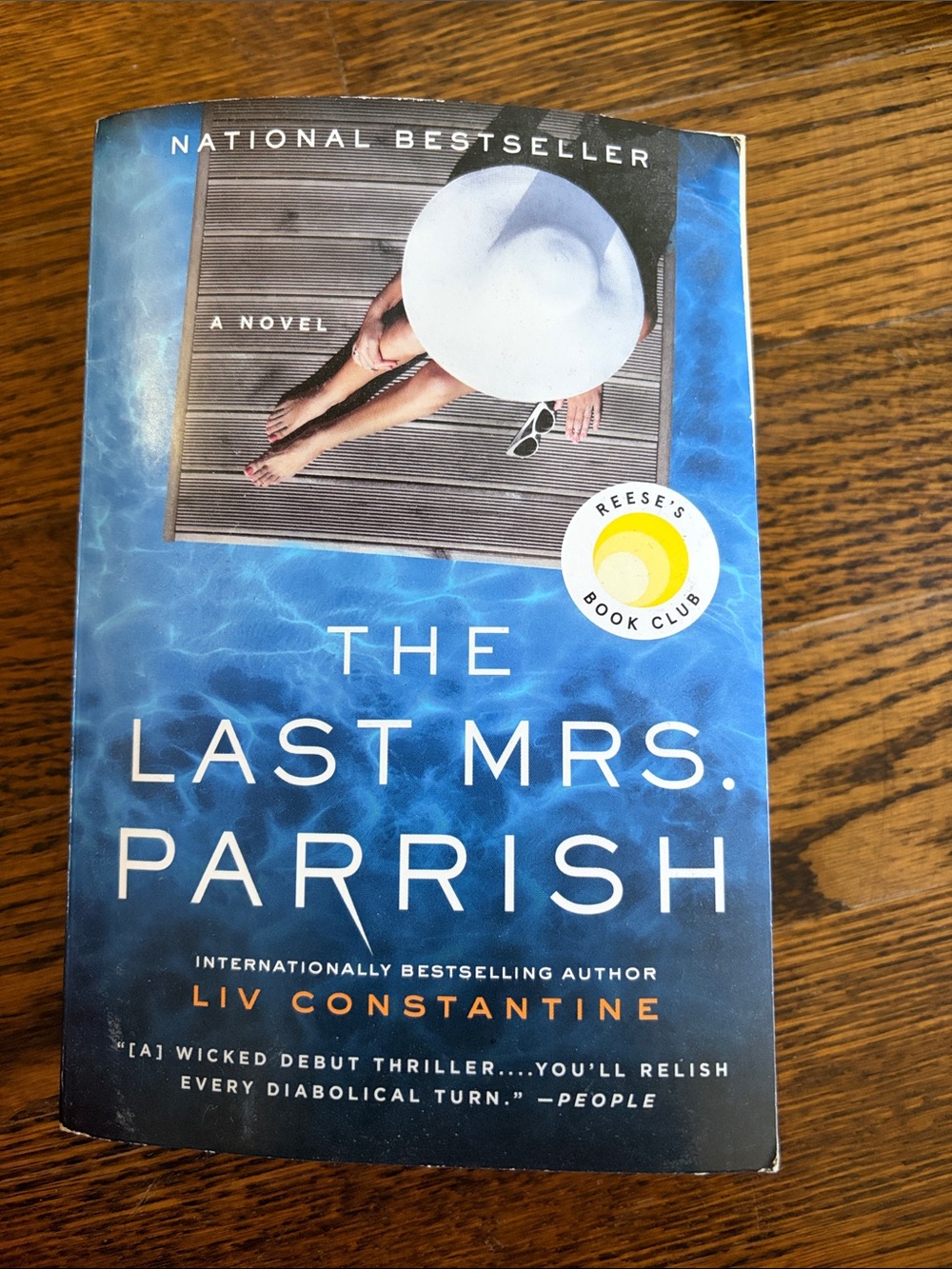 The Last Mrs. Parrish by Liv Constantine - Blue Paperback